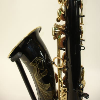 1995 Selmer Super Action 80 Series II Black Lacquer Tenor Saxophone w/ Case image 4
