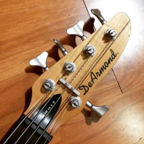 2000 DeArmond by Guild Pilot 4 String Bass Red! w/gigbag | eBay