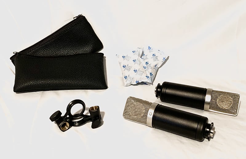 Micparts U87 Clone (T47) Matched Pair Microphones Reverb UK