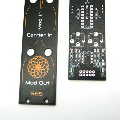 GGS Dual Ring Modulator for Eurorack (PCB and Front Panel Only for DIY) image 1