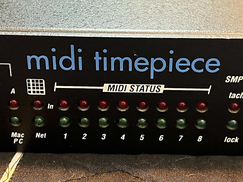 MIDI MOTU MTP AV Time Piece 8 Channel MIDI Interface for Mac and PC with  Timecode - Black