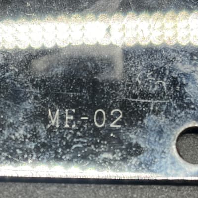 Used Squier by Fender 20th Anniversary Chrome Neck Plate part# MF-20 image 6