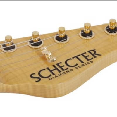 Schecter California Classic Series Electric Guitar w/ Case - Bengal Fade 7303 image 10