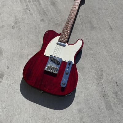 Early 2000’s Johnson Telecaster Copy Wine Red image 2