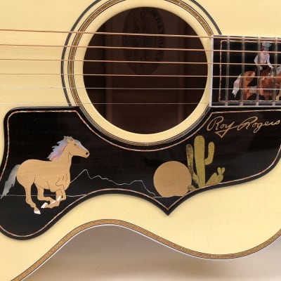Rich & Taylor Roy Rogers "King of the Cowboys" Tribute Prototype Guitar Signed by Roy & Dale image 3