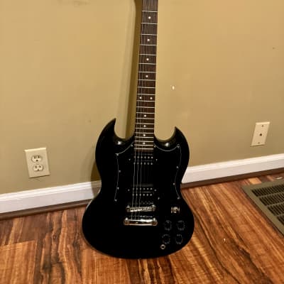 Epiphone SG G-310 Electric Guitar in Matte Black Ltd Edition | Reverb