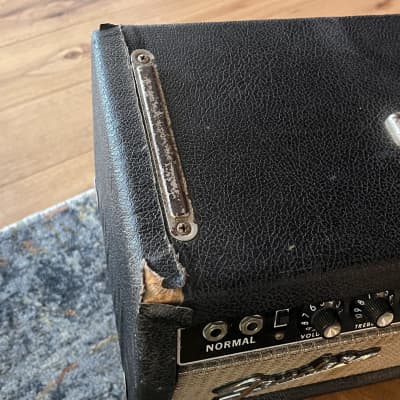1965 Fender Bandmaster 40-Watt Guitar Amp Head- Black Panel JUST SERVICED! image 4