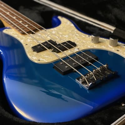 Fender Precision Bass Deluxe RW Fretboard 1995 Blue Burst image 1