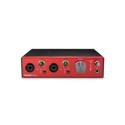 Focusrite Clarett+ 2Pre USB-C Audio Interface 2021 - Present - Red for sale