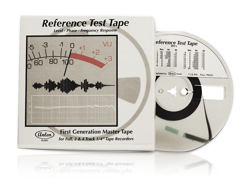 AnlenAudio 1/4" 7.5ips Full Track Alignment Tape *New* for Akai, Teac, Otari, Revox image 1