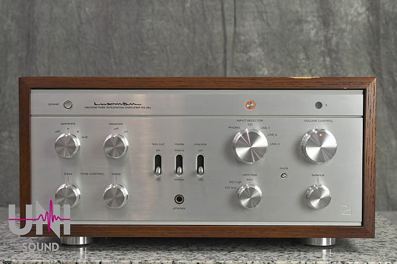 LUXMAN SQ-38u VACCUM TUBE INTEGRATED AMPLIFIER in Very Good Condition  			