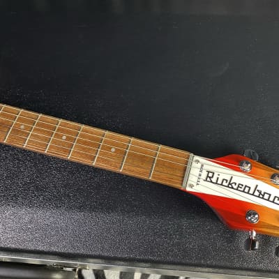 NEW! 2024 Rickenbacker 330 Fire Glo FG Fireglo - Semi Hollow Electric Guitar - Authorized Dealer - 7.55lbs - SN 2414681 image 5