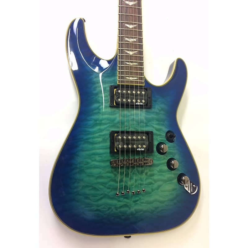 Schecter Omen Extreme-6 Ocean Blue Burst OBB B-Stock Electric