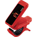 New Korg PC1 Pitchclip Chromatic Clip-On Tuner for Guitar and Bass, Red PC1-RE