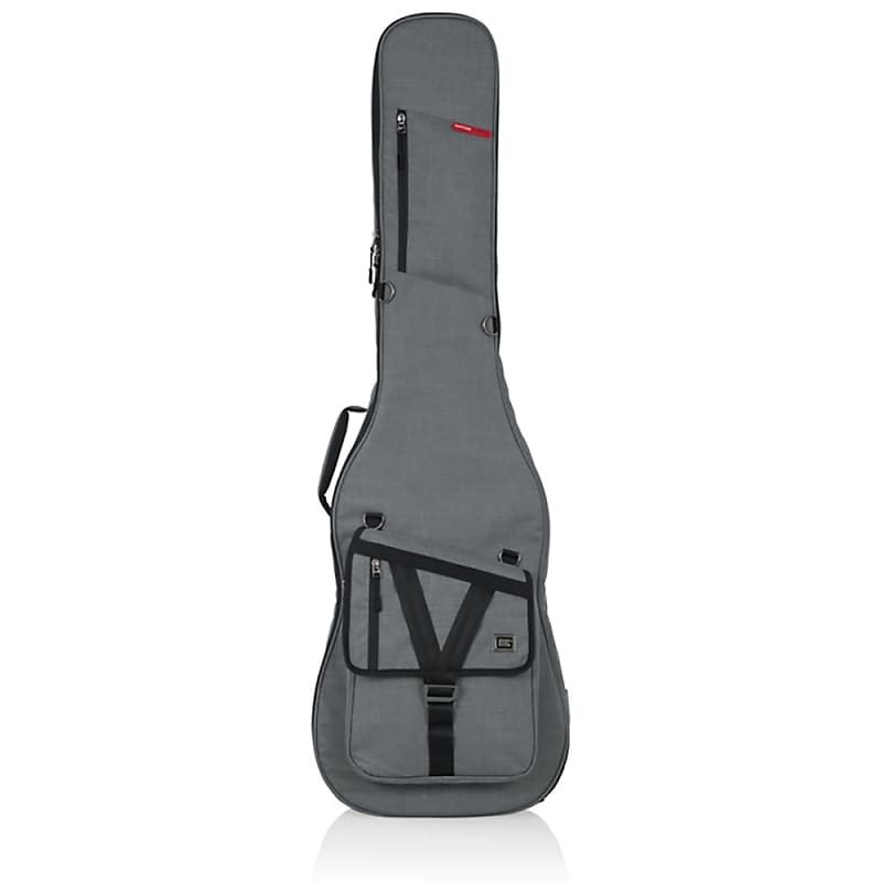 Gator Cases Transit Bass Guitar Travel Carry Padded Protective Gig Bag Grey image 1