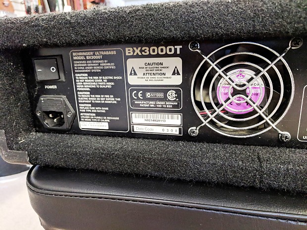 BEHRINGER ULTRABASS BX3000T ベースアンプヘッド中古品 Used Behringer Ultrabass BX3000T