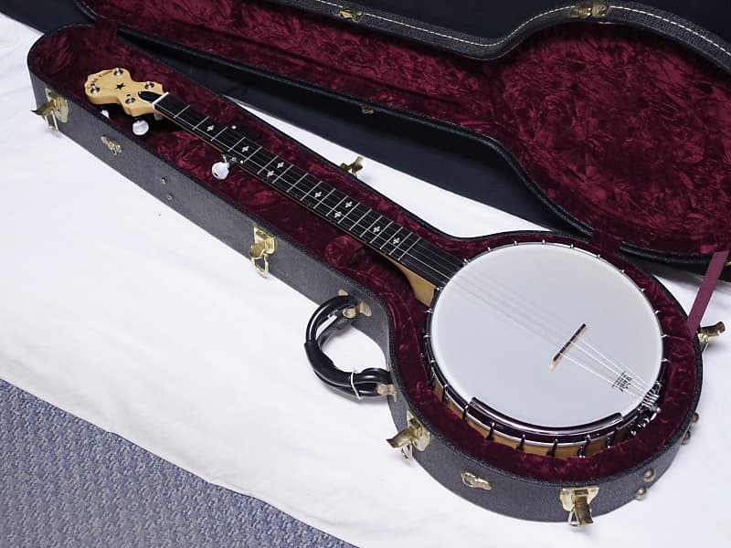 Gold Tone MM-150 Maple Mountain Open Back Banjo w/Railroad Spikes, Hard  Case