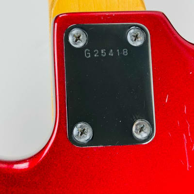 Schecter Genesis Bass, "Man, the Nut Was Just Gone," 1985 - Metallic Candy Red image 6