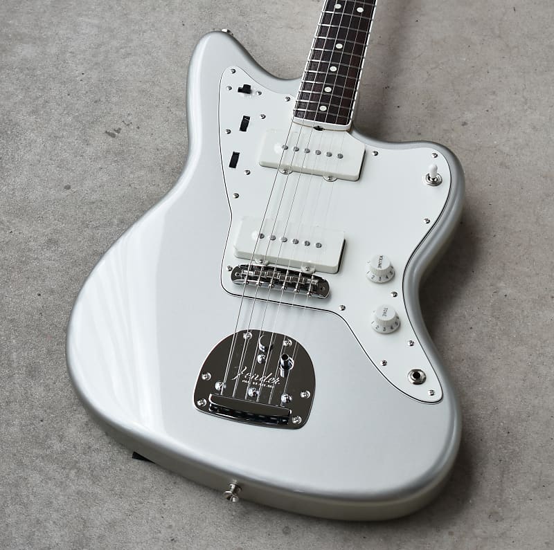 AS NEW Fender Japan FSR Traditional II 60 s Jazzmaster Inca Silver w Matching Headstock US P Us MIJ Offset Shop Order