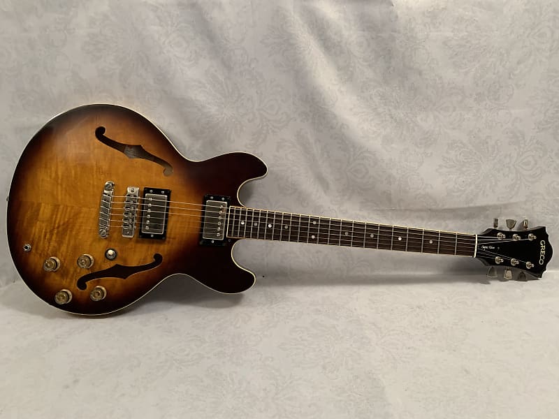 1979 Greco SV-600 Super View Semi-Hollow Electric Guitar w. Bag Made in  Japan