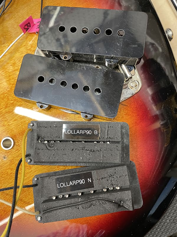 Lollar P90 Pickups Set Black Reverb