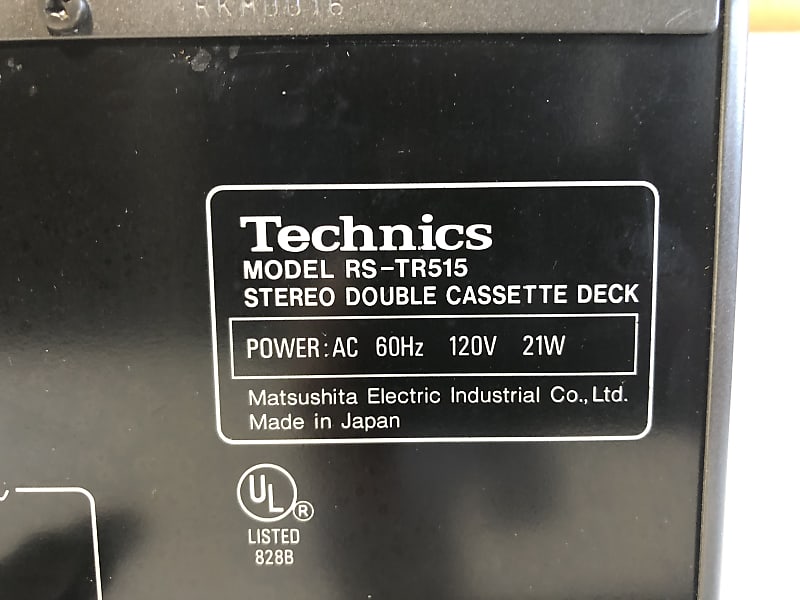 Technics RS-TR515 Dual Cassette Deck Player HiFi Stereo | Reverb