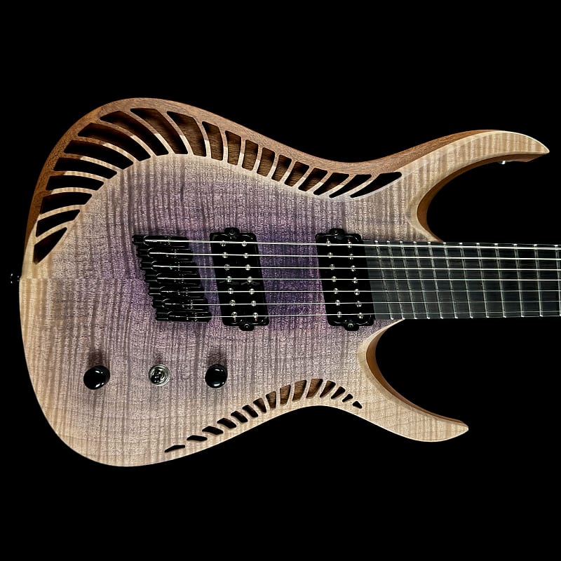 OD Guitars Venus 7 - 5A Flame Maple Top - Bare Knuckle Pickups image 1
