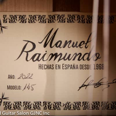 Raimundo Flamenco  Guitar  Model 145 Negra !!! image 23