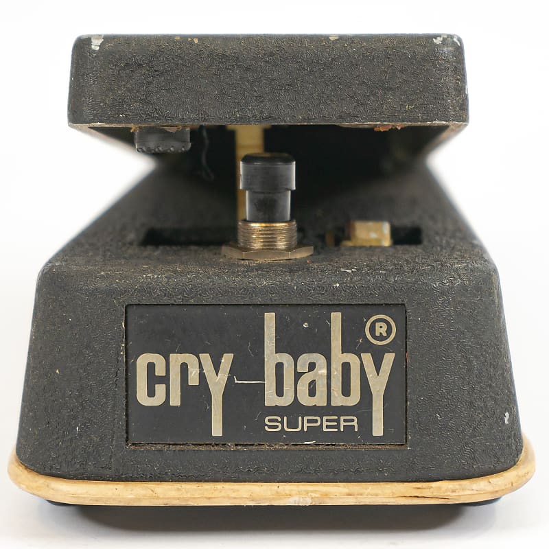 1970s Jen Crybaby Super Wah Effect Pedal - Made in Italy - Red Fasel
