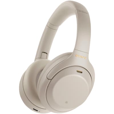 Sony WH1000XM4/S Wireless Noise Cancelling Headphones, Silver Pro Stand Kit image 2