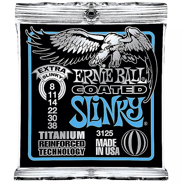 Ernie Ball 3125 Coated Extra Slinky Electric Guitar Strings image 1
