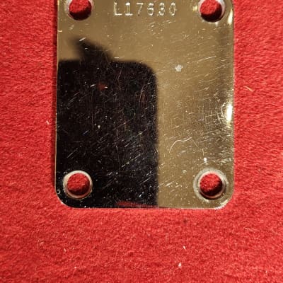 Vintage 1963 Fender Four-Screw Neck Plate Chrome image 1