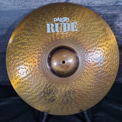 Paiste Rude 20" Power Ride 20" Ride Cymbal (Orlando, Lee Road) image 1