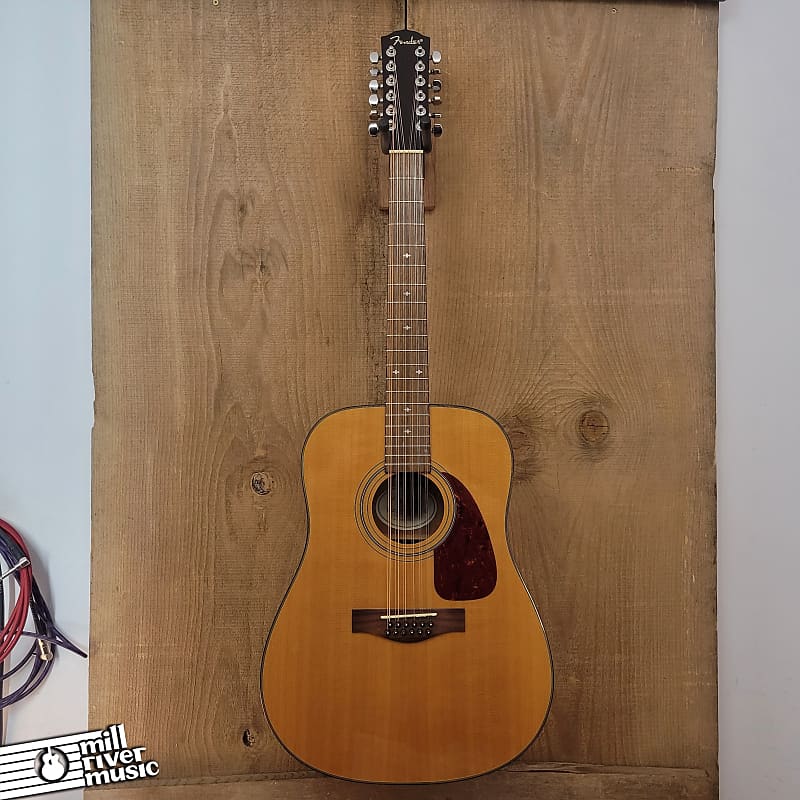 Fender DG-16-12 12-String Acoustic Guitar w/ Microphone | Reverb