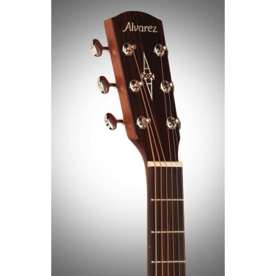 Alvarez Delta-00E Grand Concert Acoustic-Electric Guitar, Tobacco Sunburst image 8