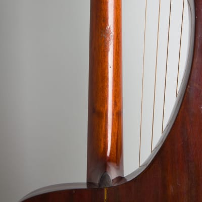 Dyer Symphony Style 5 Harp Guitar,  made by Larson Brothers (1914), ser. #782, black hard shell case. image 9