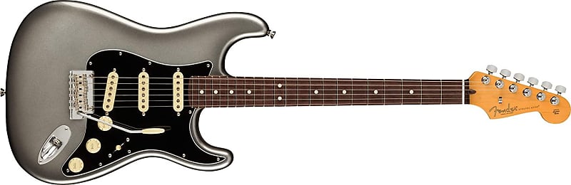 Fender American Professional II Stratocaster RW Mercury w/Hardshell Case image 1