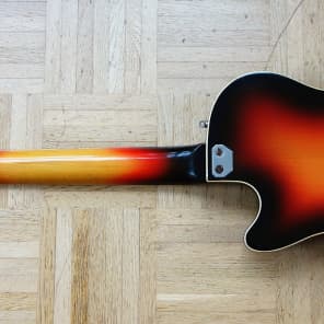 Musima 25k single cut guitar ~1974 Sunburst - rare East German vintage image 6