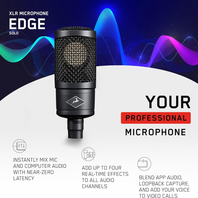 Antelope Audio Edge Solo mic with emulation software 2019 black 