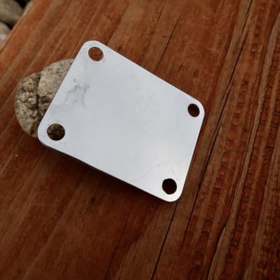 Fender Neck Plate With Screws 1966 Telecaster Stratocaster Mustang P Bass Jazz Bass Jazzmaster image 17