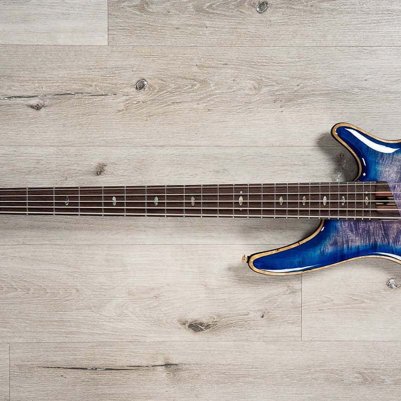 Ibanez SR2605 Premium Electric Bass Guitar, 5-String, Cerulean Blue Burst |  Reverb