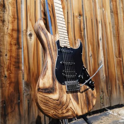 ESP Original Custom Shop Snapper AS-M Driftwood/Burner Satin 6-String Electric Guitar w/ Case (2024) image 8