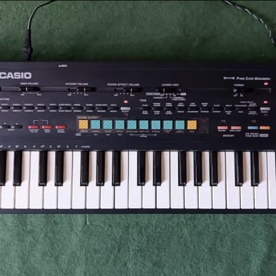 Casio MT-540 Casiotone 49-Key Synthesizer 1980s - Black