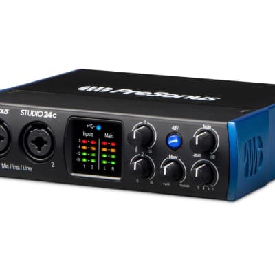 PreSonus Studio 24C 2x2 USB-C Audio / MIDI Interface | Reverb