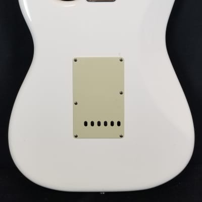 Fender Player Strat Partscaster, USA Hardware, Noiseless Pups, Custom Pickguard & Marilyn Monroe Neck Plate, Polar White, w/HSC image 14