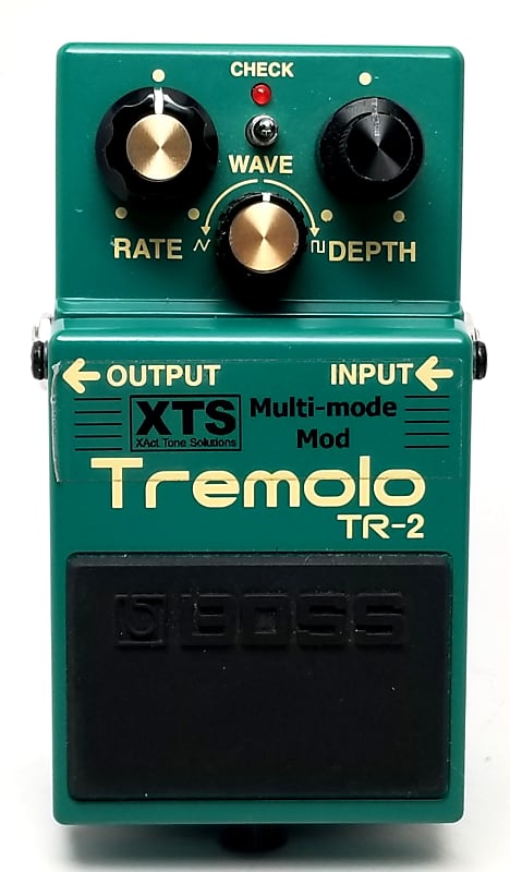 used Boss TR-2 Tremolo with XTS Multi Mode Mod, Excellent