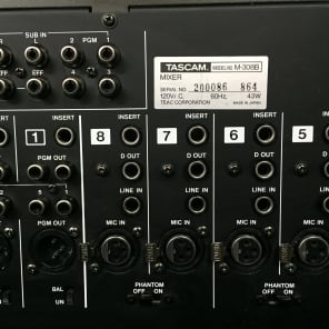 Tascam M-308B mixer 1980's wood panels | Reverb