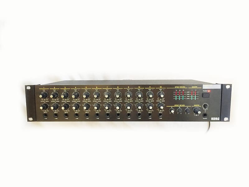 KORG KMX-122 12-Channel Analog Line Mixer Made in JAPAN. Sounds Great !