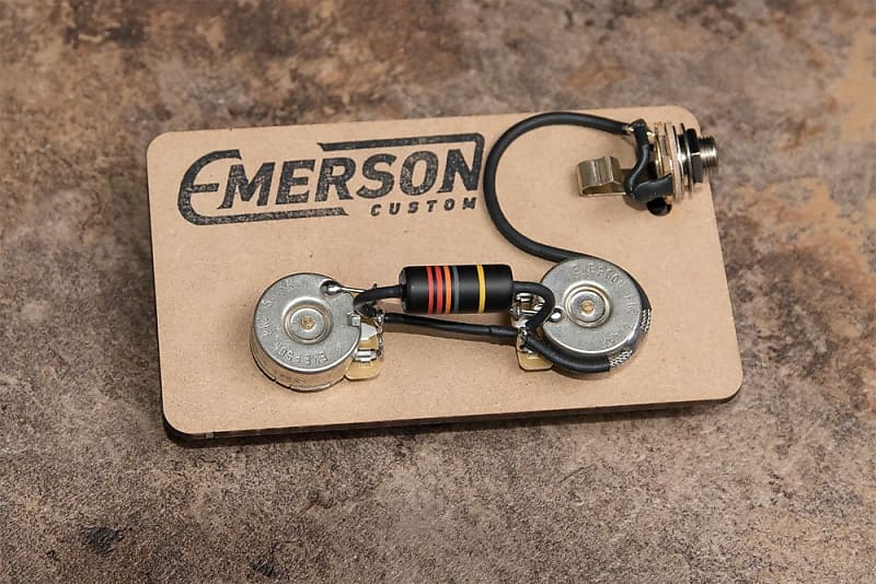 Emerson Custom Les Paul Junior 500k Prewired Kit Assembly image 1