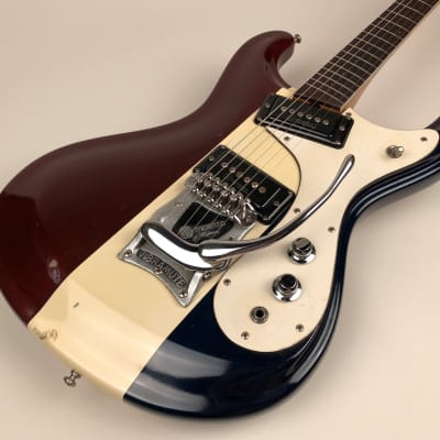 Rare 1965 Mosrite Ventures Vibramute Sales Model in 3 Custom Colors with Non-TM Pickups & OHSC image 1